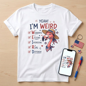 My Sparkle Cannot Be Dimmed American Girl Flamingo July 4th Shirt - FlamingoAholic
