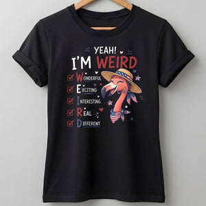 My Sparkle Cannot Be Dimmed American Girl Flamingo July 4th Shirt - FlamingoAholic