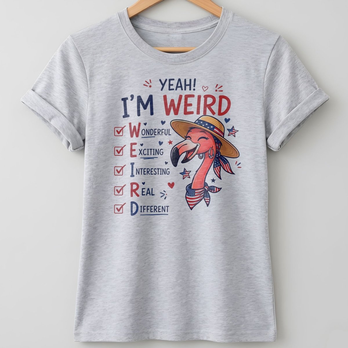My Sparkle Cannot Be Dimmed American Girl Flamingo July 4th Shirt - FlamingoAholic