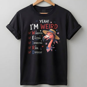 My Sparkle Cannot Be Dimmed American Girl Flamingo July 4th Shirt - FlamingoAholic