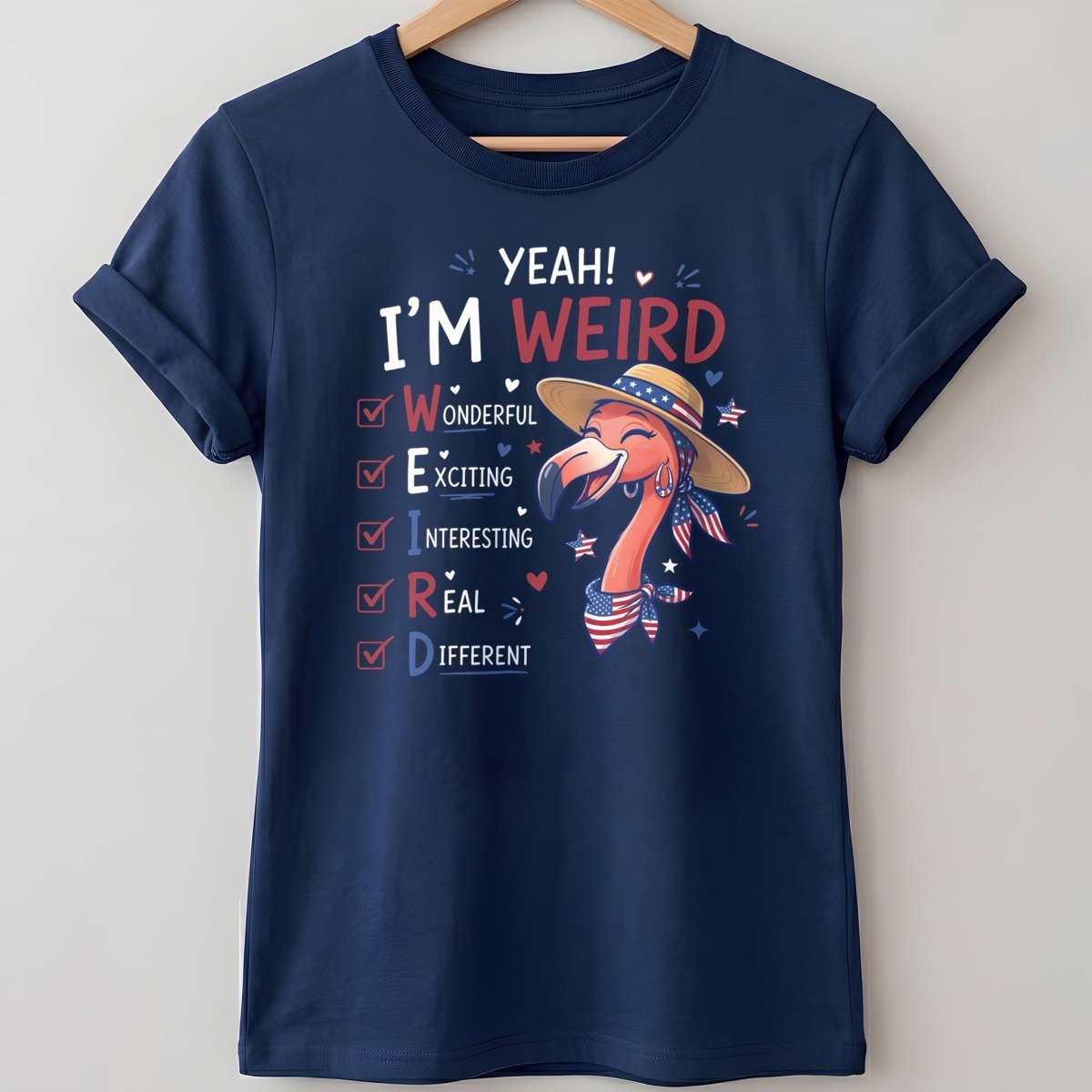 My Sparkle Cannot Be Dimmed American Girl Flamingo July 4th Shirt - FlamingoAholic