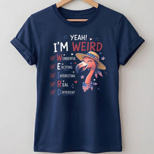 My Sparkle Cannot Be Dimmed American Girl Flamingo July 4th Shirt - FlamingoAholic