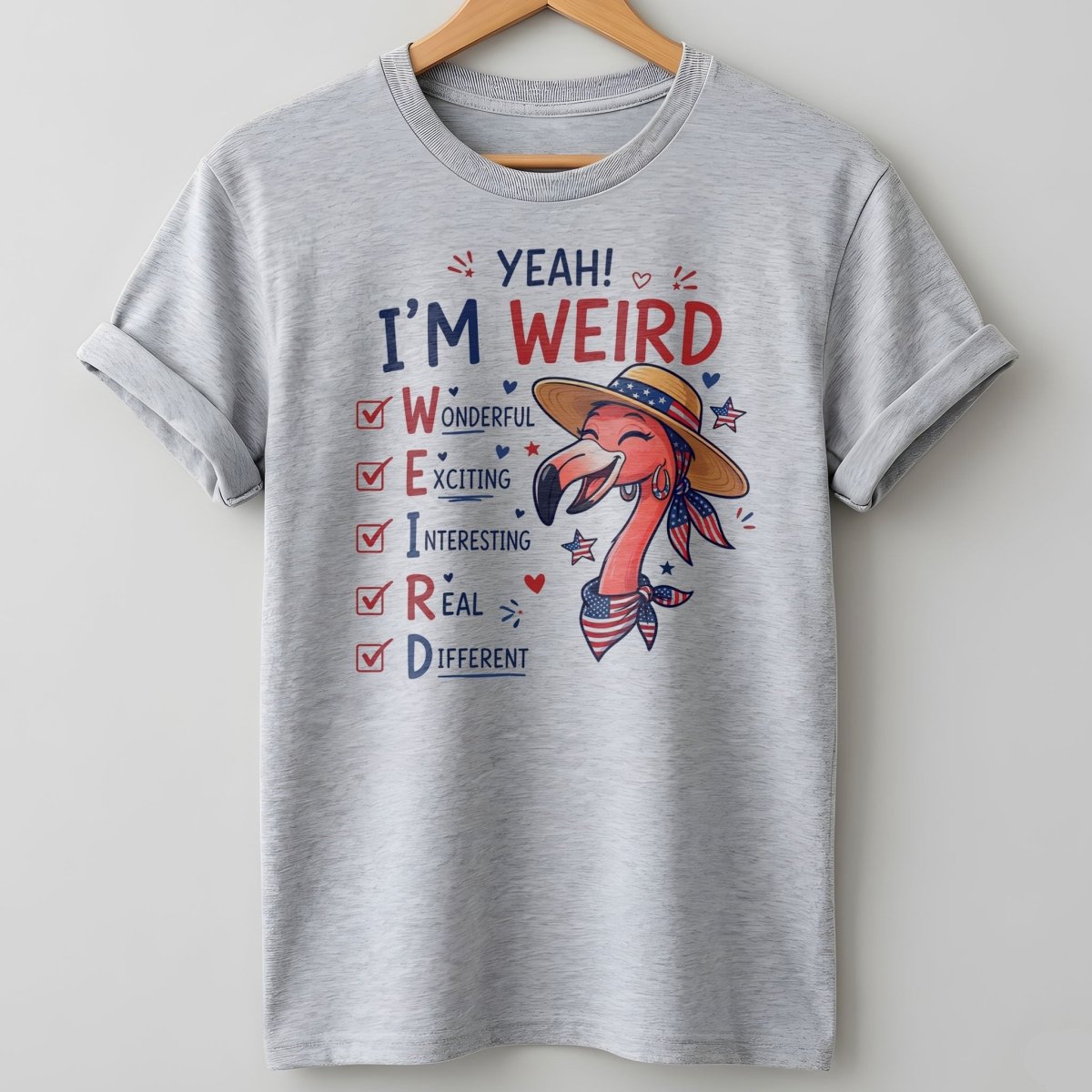 My Sparkle Cannot Be Dimmed American Girl Flamingo July 4th Shirt - FlamingoAholic