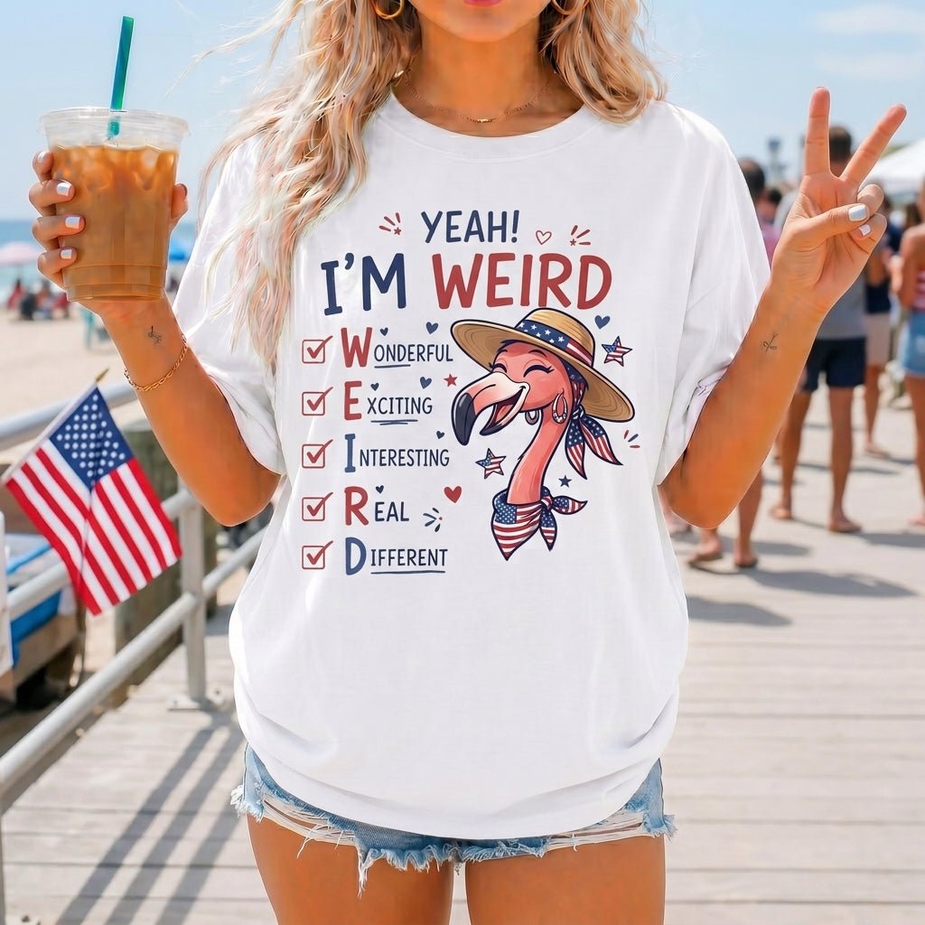 My Sparkle Cannot Be Dimmed American Girl Flamingo July 4th Shirt - FlamingoAholic