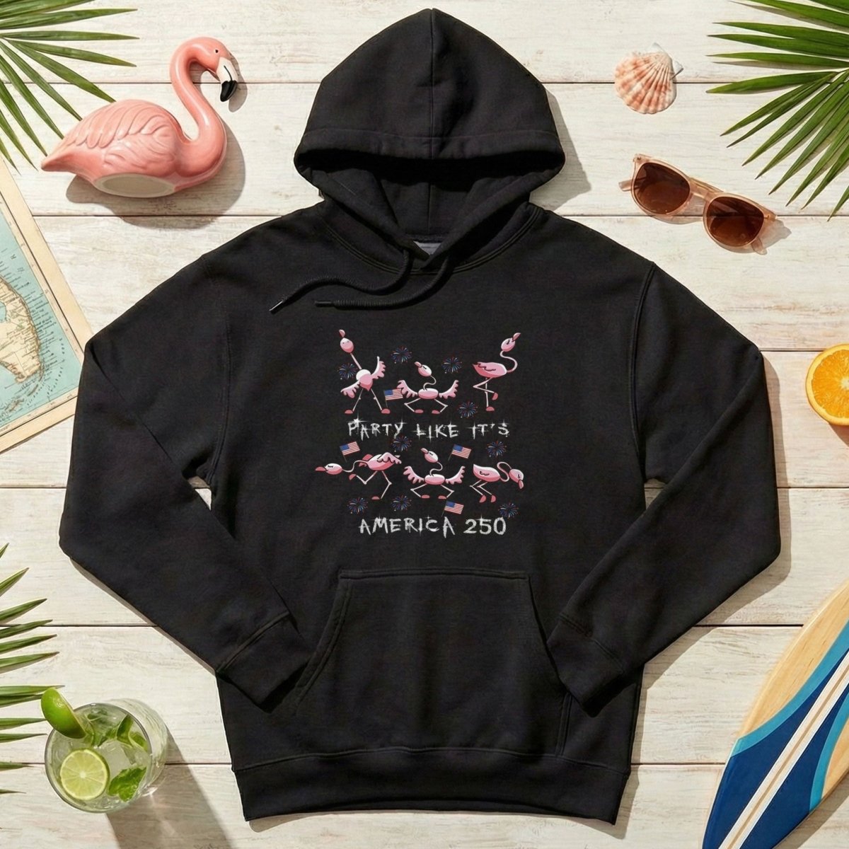 PARTY LIKE IT’S AMERICA 250 - T.Shirt - FlamingoAholic