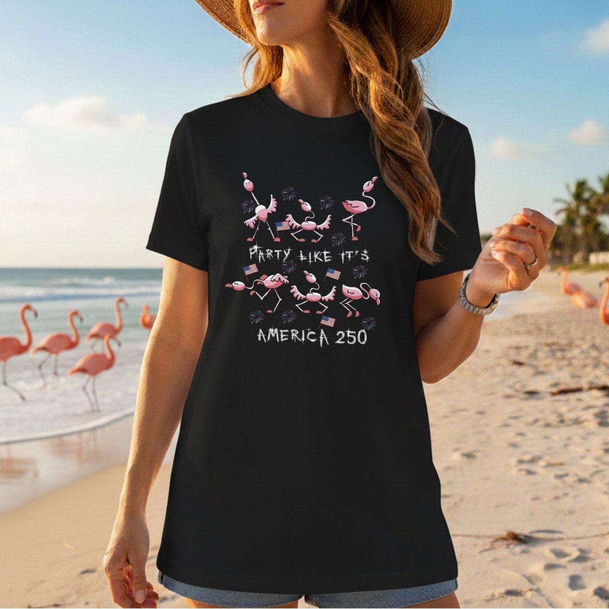 PARTY LIKE IT’S AMERICA 250 - T.Shirt - FlamingoAholic