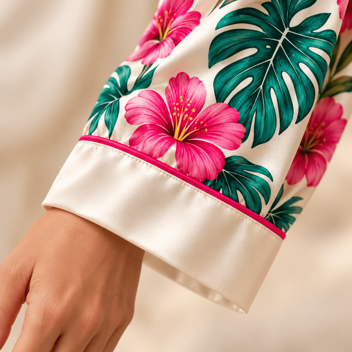 Personalized 50 & Still Flamazing Flamingo Satin Pajama Set for Women - FlamingoAholic