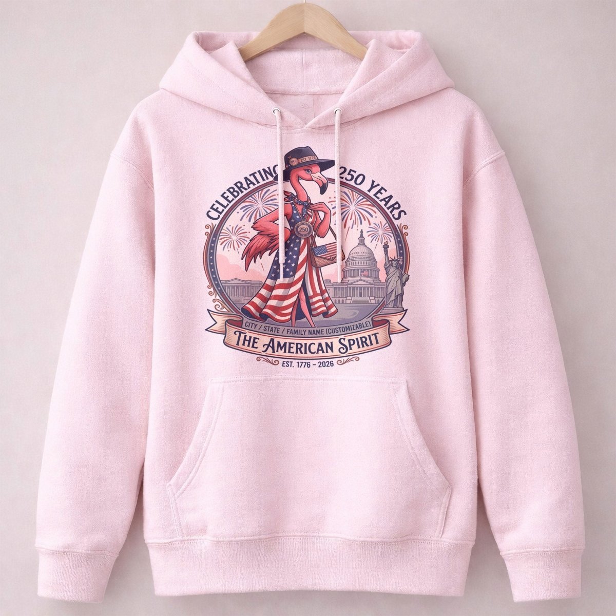 Personalized Celebrating 250 Years of The American Spirit T-Shirt - FlamingoAholic
