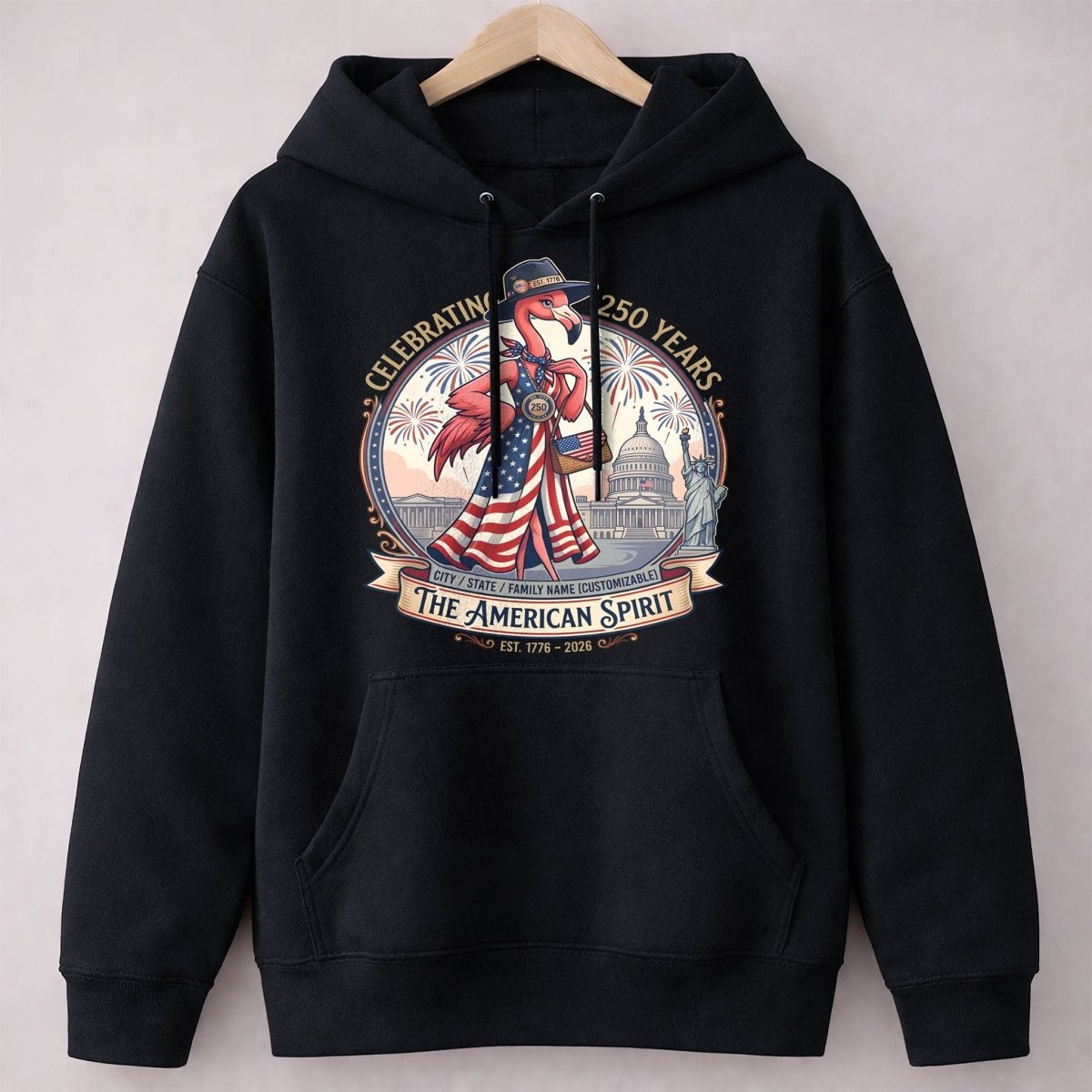 Personalized Celebrating 250 Years of The American Spirit T-Shirt - FlamingoAholic