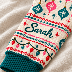 Personalized Christmas in July Flamingo Sweater & Cardigan - FlamingoAholic
