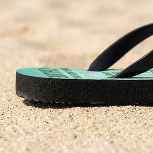 Personalized Dragonfly Lightweight Flip Flops - Custom Name "Chloe" - FlamingoAholic