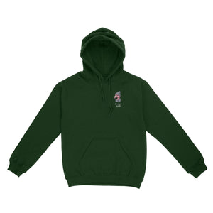 Personalized Funny January Flamingo Hoodie - Fran's Cozy Winter Mood Sweatshirt - FlamingoAholic