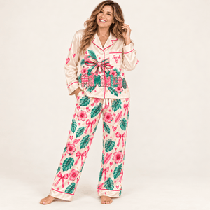 Personalized Mamamingo Flamingo Pajama Set for Women - FlamingoAholic
