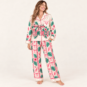 Personalized Mamamingo Flamingo Pajama Set for Women - FlamingoAholic