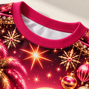 Personalized Pink Christmas Flamingo Sweater & Hoodie - FlamingoAholic
