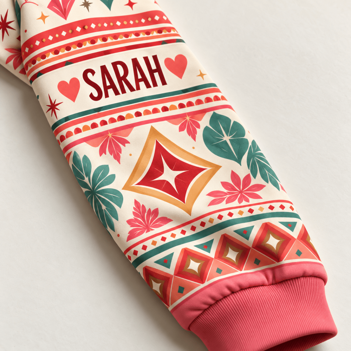 Personalized Pink Christmas Flamingo Sweater & Hoodie - FlamingoAholic