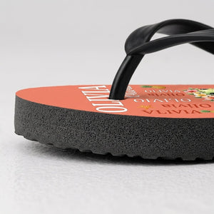 Personalized Tropical Sea Turtle Flip Flops - Cute Kids Summer Sandals Custom Name Gift - FlamingoAholic