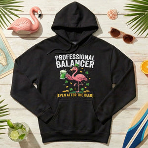 Professional Balancer Even After Beer Flamingo St. Patrick's Day T-Shirt - Funny Irish Pub Crawl Tee - FlamingoAholic