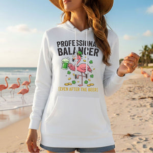 Professional Balancer Even After Beer Flamingo St. Patrick's Day T-Shirt - Funny Irish Pub Crawl Tee - FlamingoAholic