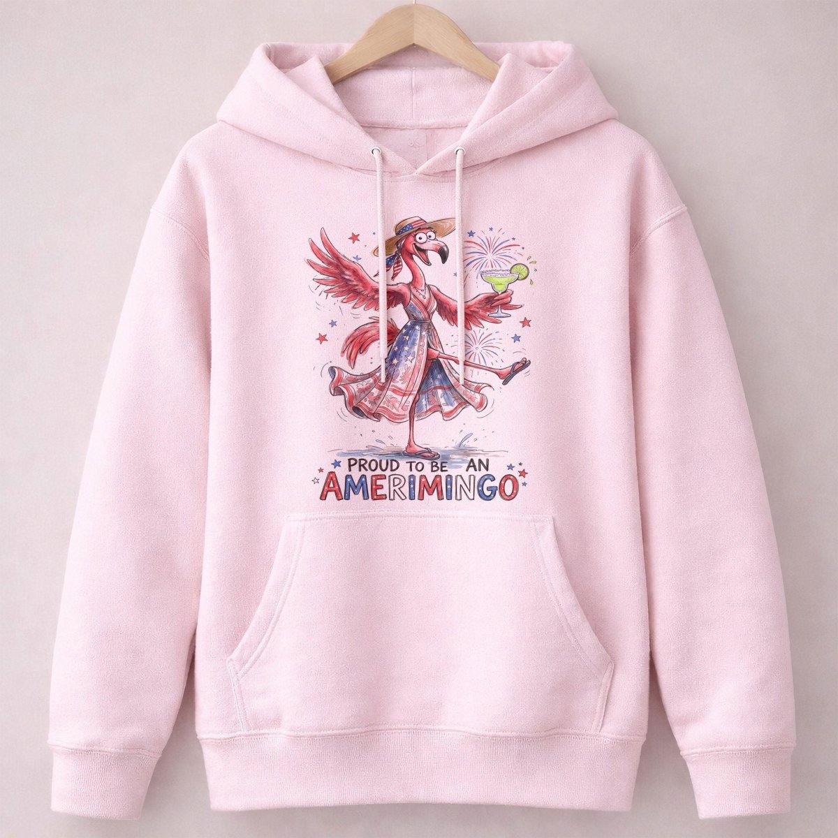 Proud to be an Amerimingo Party Flamingo July 4th Shirt - FlamingoAholic