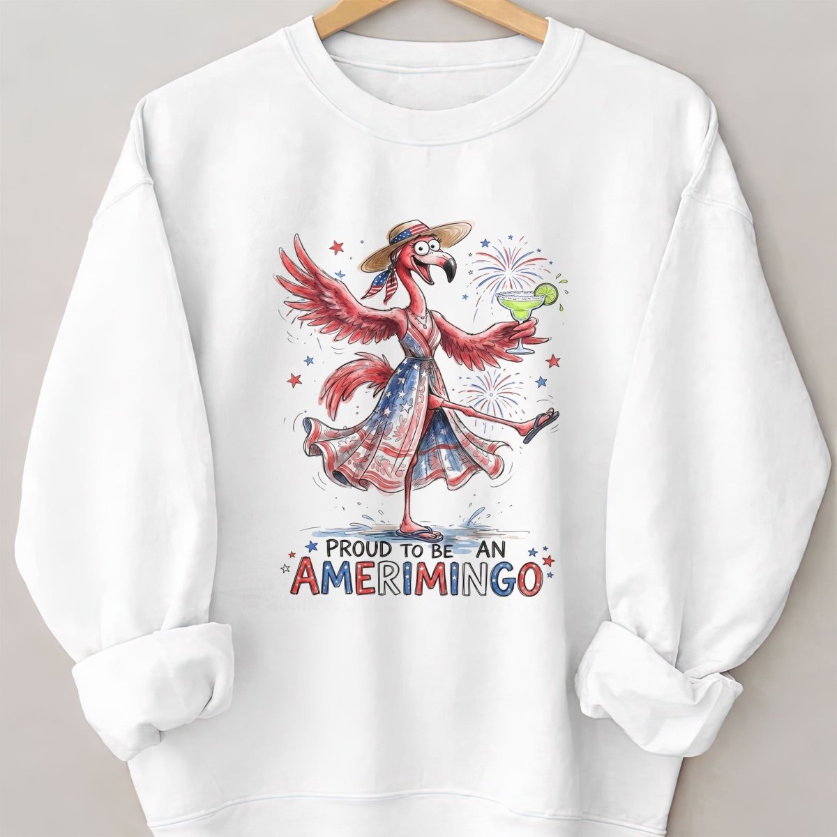 Proud to be an Amerimingo Party Flamingo July 4th Shirt - FlamingoAholic