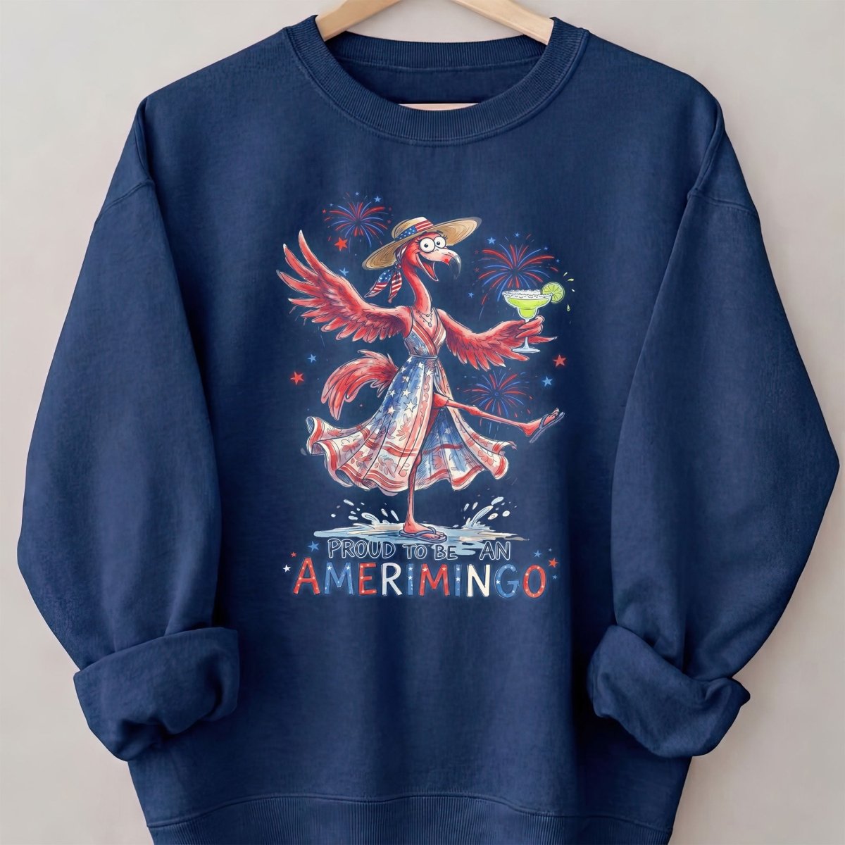 Proud to be an Amerimingo Party Flamingo July 4th Shirt - FlamingoAholic