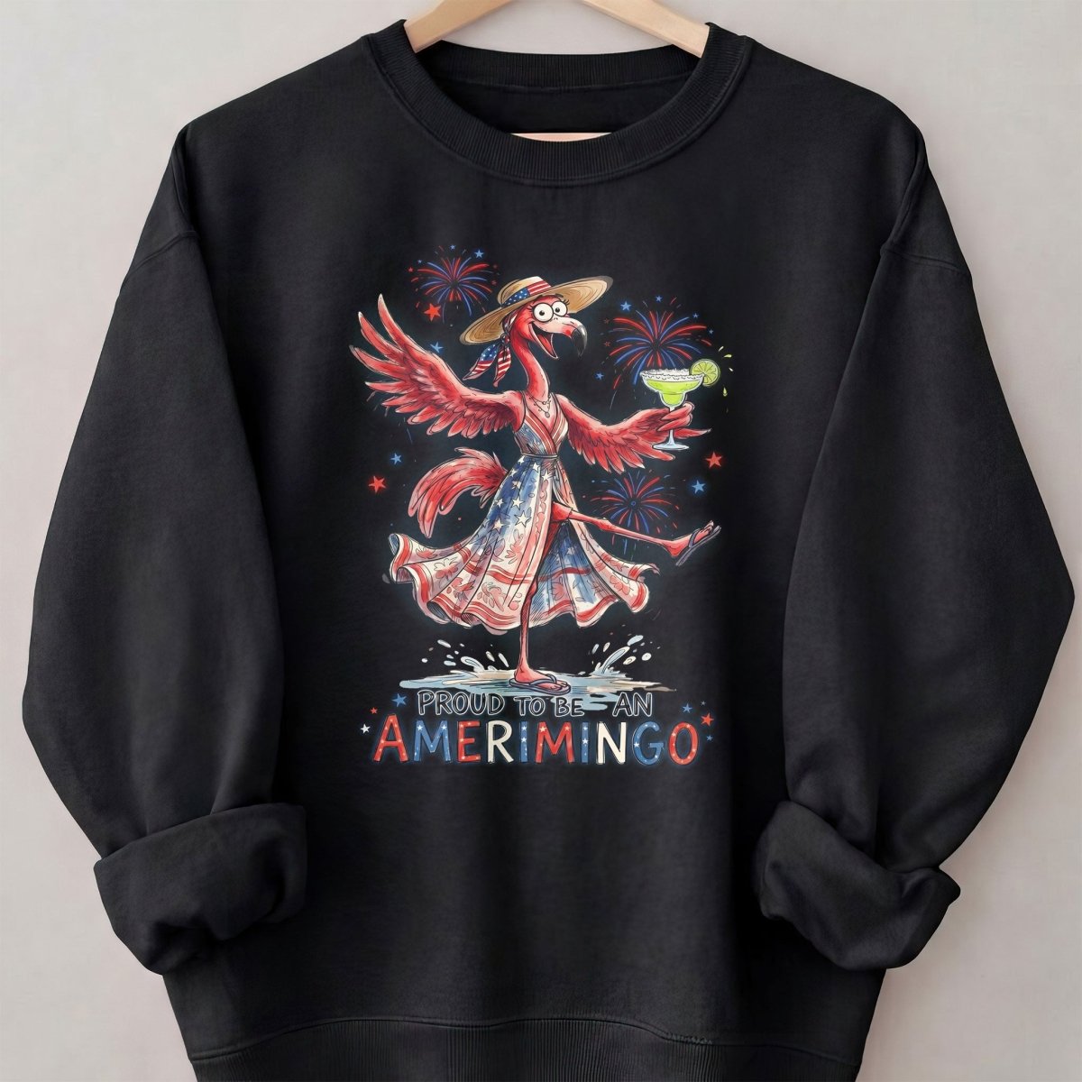 Proud to be an Amerimingo Party Flamingo July 4th Shirt - FlamingoAholic
