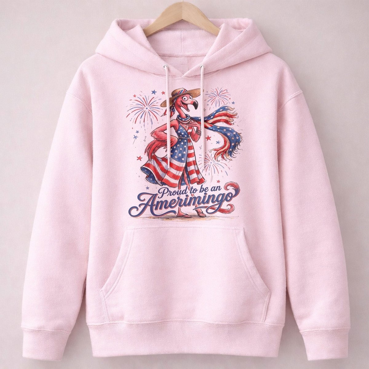 Proud to be an Amerimingo Patriotic Flamingo July 4th Shirt - FlamingoAholic