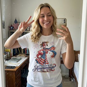 Proud to be an Amerimingo Patriotic Flamingo July 4th Shirt - FlamingoAholic