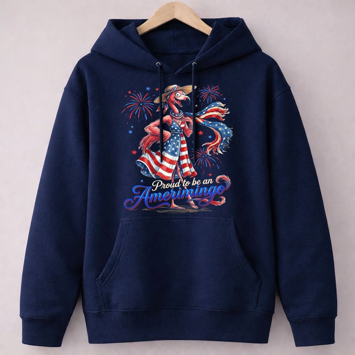 Proud to be an Amerimingo Patriotic Flamingo July 4th Shirt - FlamingoAholic