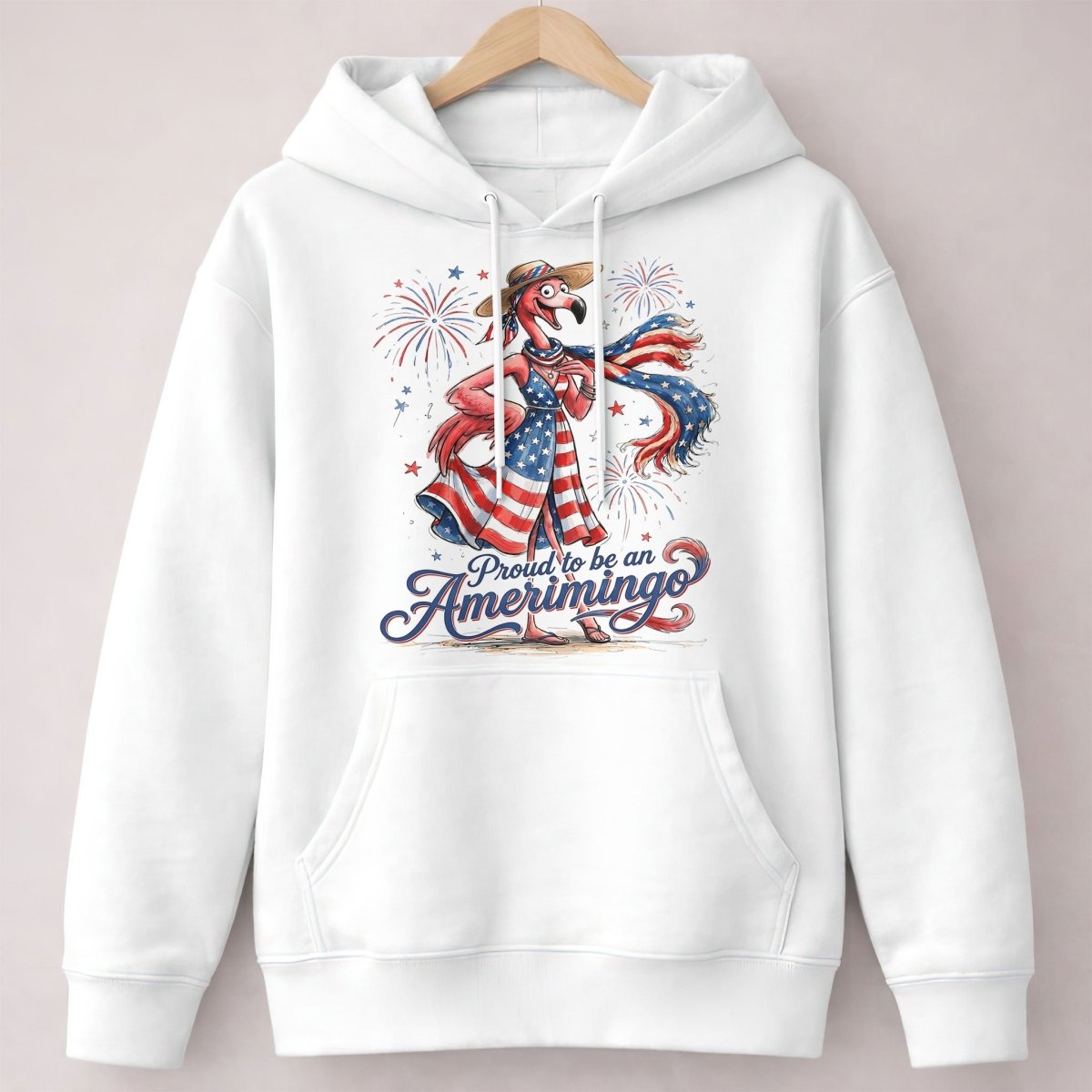 Proud to be an Amerimingo Patriotic Flamingo July 4th Shirt - FlamingoAholic