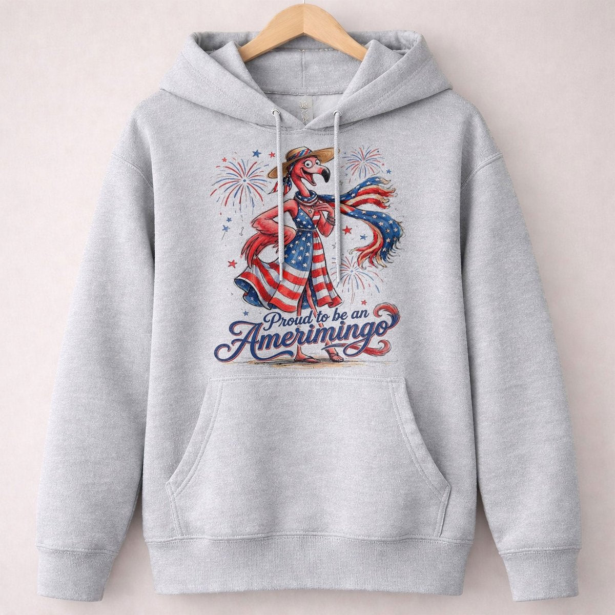 Proud to be an Amerimingo Patriotic Flamingo July 4th Shirt - FlamingoAholic