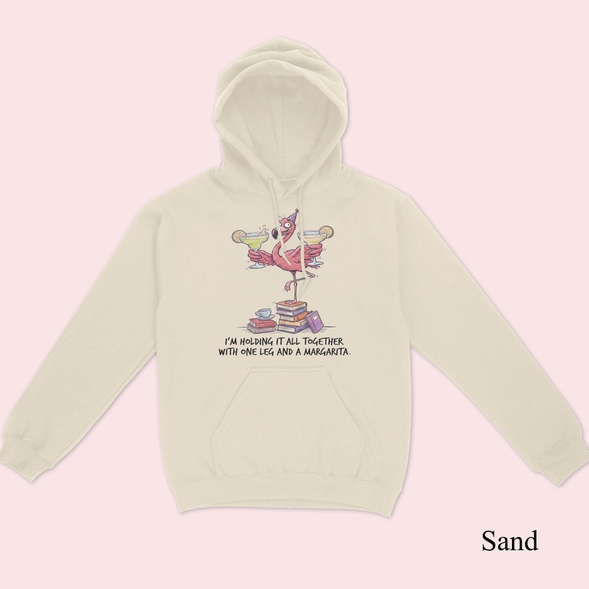 Sarcastic Flamingo Margarita Shirt - Funny "Holding It Together" T-Shirt, Sweatshirt, Hoodie for Women - FlamingoAholic