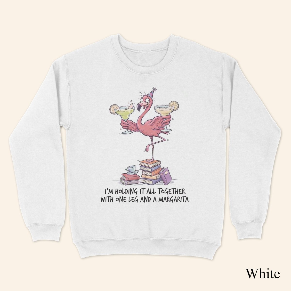 Sarcastic Flamingo Margarita Shirt - Funny "Holding It Together" T-Shirt, Sweatshirt, Hoodie for Women - FlamingoAholic