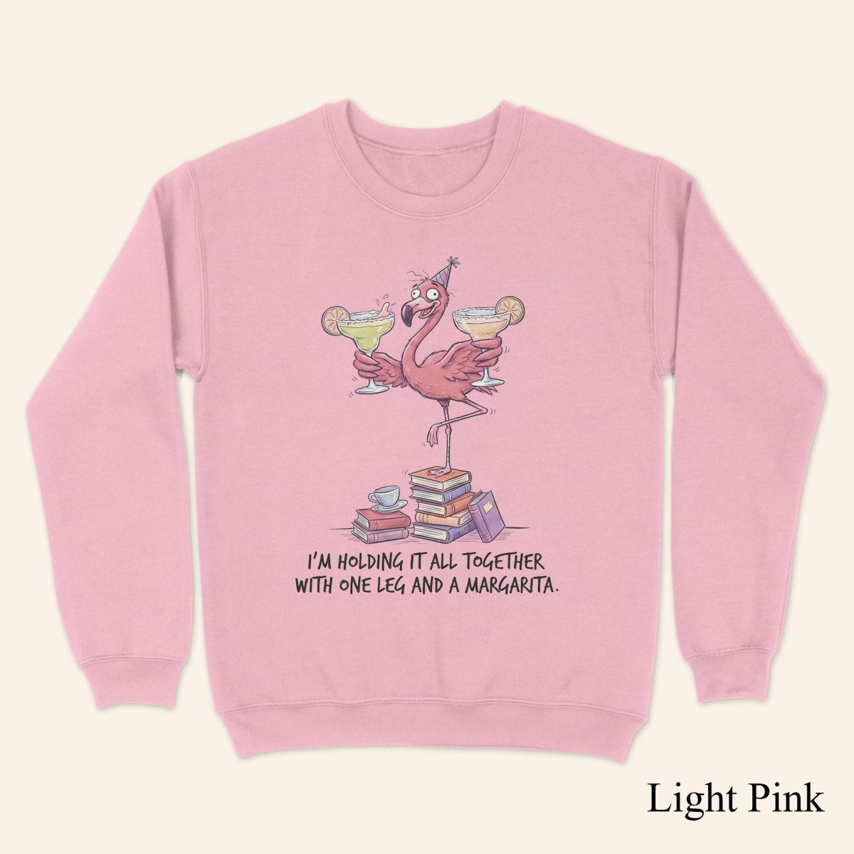 Sarcastic Flamingo Margarita Shirt - Funny "Holding It Together" T-Shirt, Sweatshirt, Hoodie for Women - FlamingoAholic
