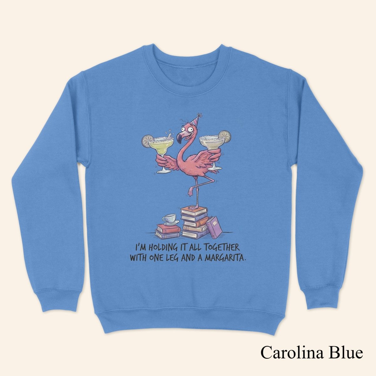 Sarcastic Flamingo Margarita Shirt - Funny "Holding It Together" T-Shirt, Sweatshirt, Hoodie for Women - FlamingoAholic