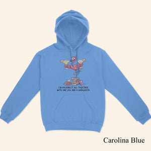 Sarcastic Flamingo Margarita Shirt - Funny "Holding It Together" T-Shirt, Sweatshirt, Hoodie for Women - FlamingoAholic