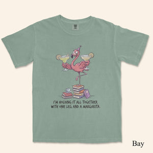 Sarcastic Flamingo Margarita Shirt - Funny "Holding It Together" T-Shirt, Sweatshirt, Hoodie for Women - FlamingoAholic