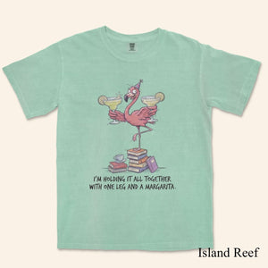 Sarcastic Flamingo Margarita Shirt - Funny "Holding It Together" T-Shirt, Sweatshirt, Hoodie for Women - FlamingoAholic
