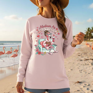 Sarcastic Single & Fabulous Flamingo Shirt - Funny Anti - Valentine's Day Gift for Her - FlamingoAholic
