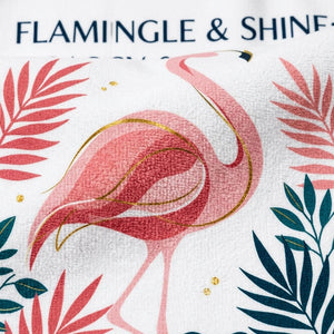 "Sassy & Classy" Flamingo Beach Towel - Premium Tropical Summer Vacation Accessory - FlamingoAholic