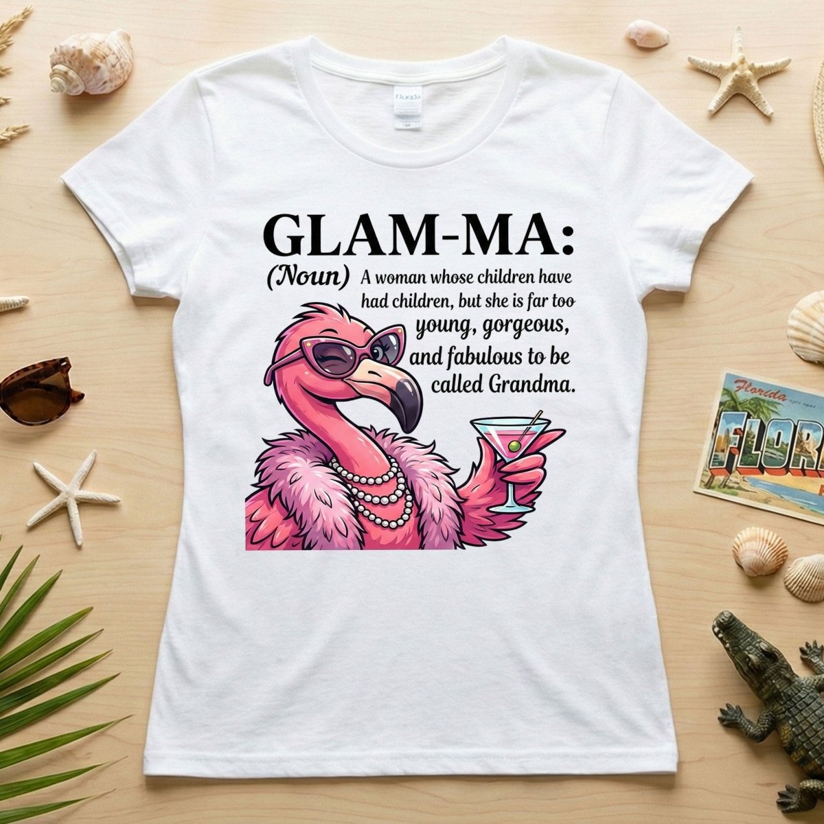 Sassy Glam - Ma Flamingo Definition Shirt - Funny Mother's Day Gift for Grandmas - FlamingoAholic