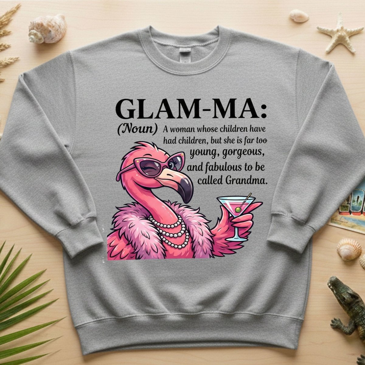 Sassy Glam - Ma Flamingo Definition Shirt - Funny Mother's Day Gift for Grandmas - FlamingoAholic