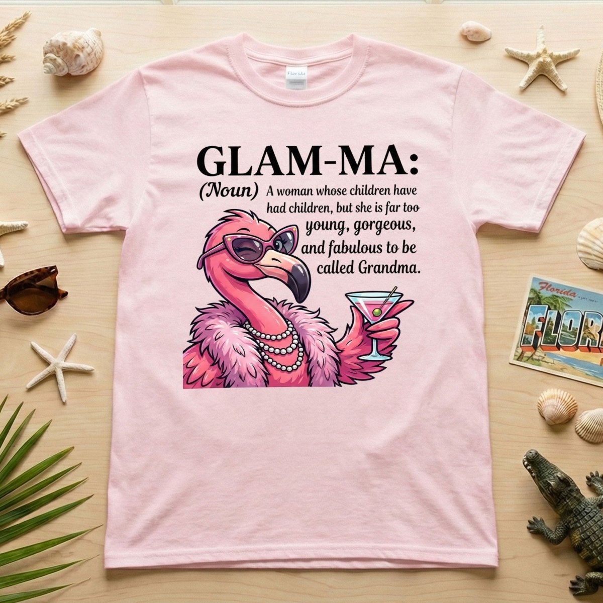 Sassy Glam - Ma Flamingo Definition Shirt - Funny Mother's Day Gift for Grandmas - FlamingoAholic