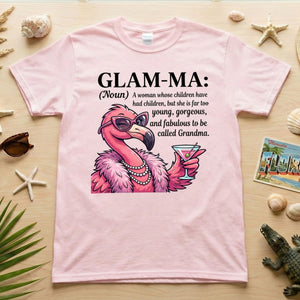 Sassy Glam - Ma Flamingo Definition Shirt - Funny Mother's Day Gift for Grandmas - FlamingoAholic