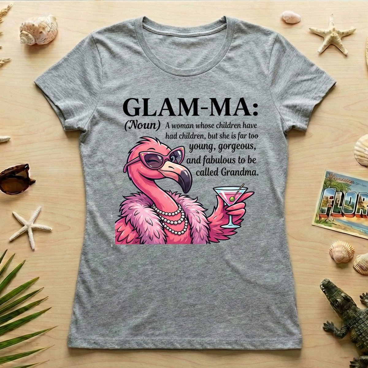 Sassy Glam - Ma Flamingo Definition Shirt - Funny Mother's Day Gift for Grandmas - FlamingoAholic