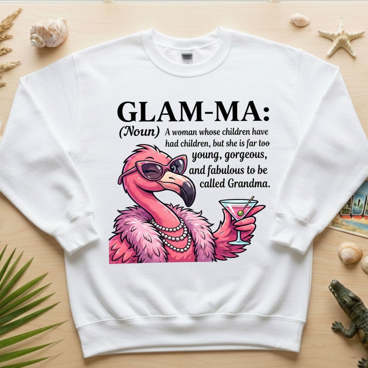 Sassy Glam - Ma Flamingo Definition Shirt - Funny Mother's Day Gift for Grandmas - FlamingoAholic