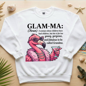 Sassy Glam - Ma Flamingo Definition Shirt - Funny Mother's Day Gift for Grandmas - FlamingoAholic