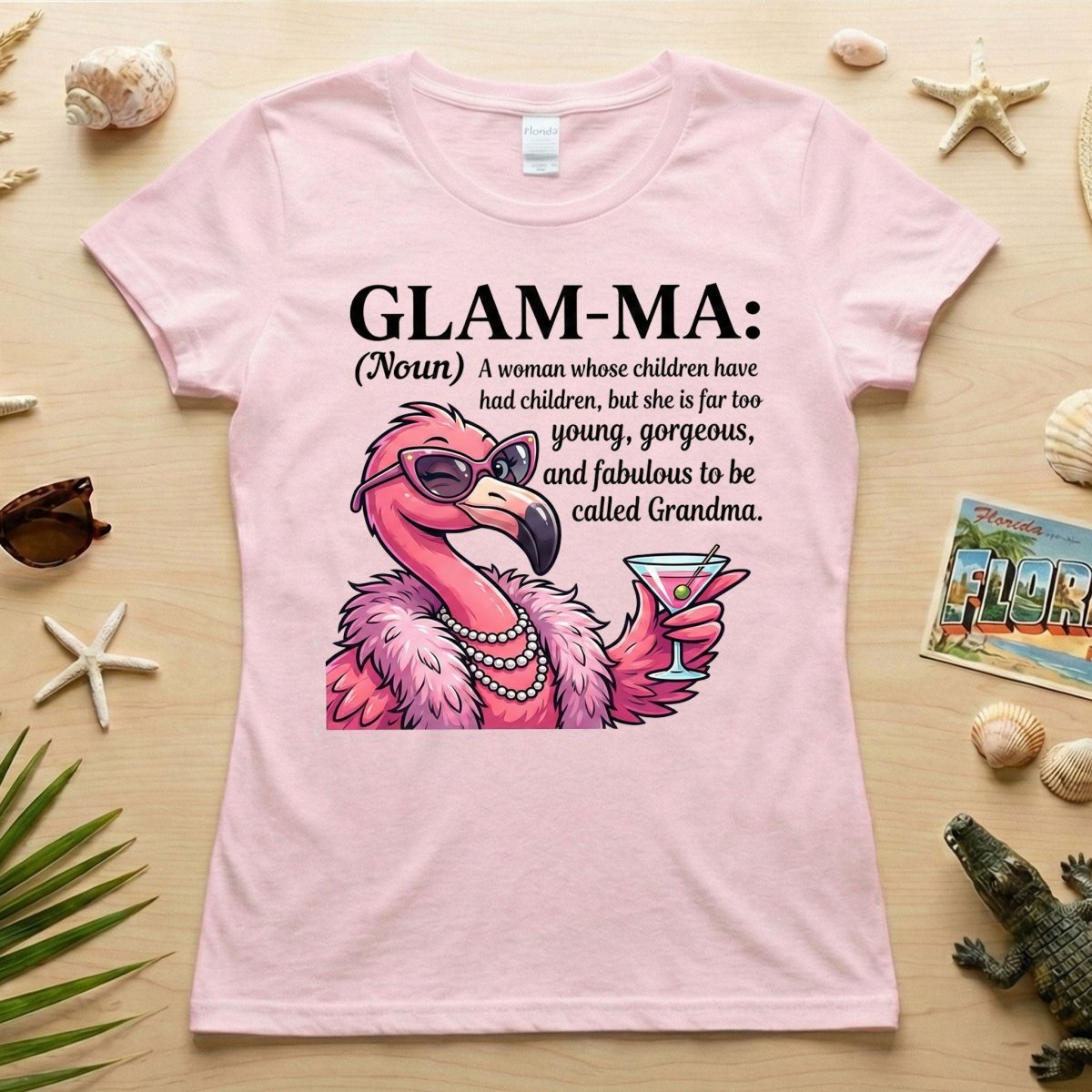 Sassy Glam - Ma Flamingo Definition Shirt - Funny Mother's Day Gift for Grandmas - FlamingoAholic