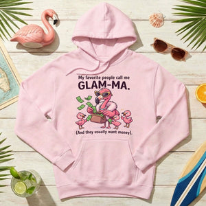 Sassy Glam - Ma Flamingo Shirt - Funny Grandma Money Graphic Tee Gift - FlamingoAholic
